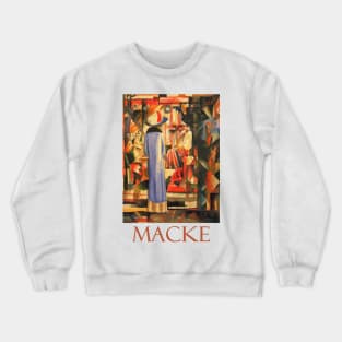 The Shop Window by August Macke Crewneck Sweatshirt